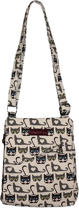 Small Cat Print Messenger Bag