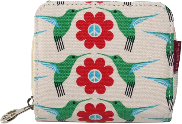 Hummingbird Billfold Vegan Wallet